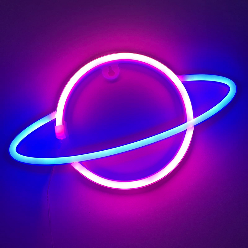 Planet Neon Sign